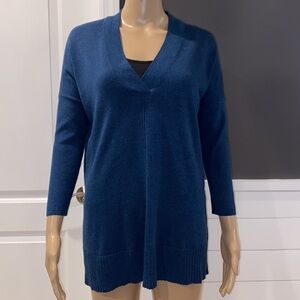 NWT LiLLA P 3/4 Sleeve Tunic Sweater size S
